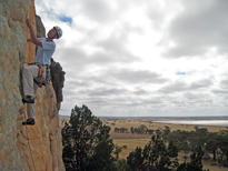 The Organ Pipes, The Plaque Area, Mitre Rock and Bushranger Bluff, Arapiles, Australia