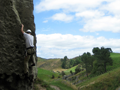 Climatic Extension, The Main Cliff, Froggatt Edge, Wharepapa, New Zealand