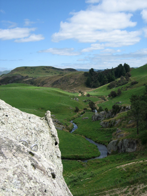 View from The Main Cliff, Froggatt Edge, Wharepapa, New Zealand