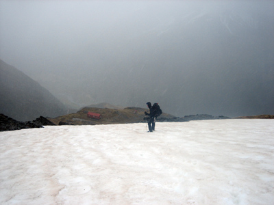 French Ridge hut, Mt. Aspiring