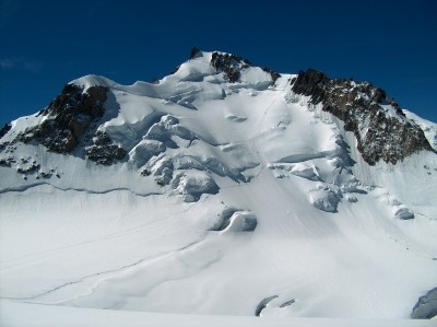 North face of Mont Maudit, Chamonix, France 